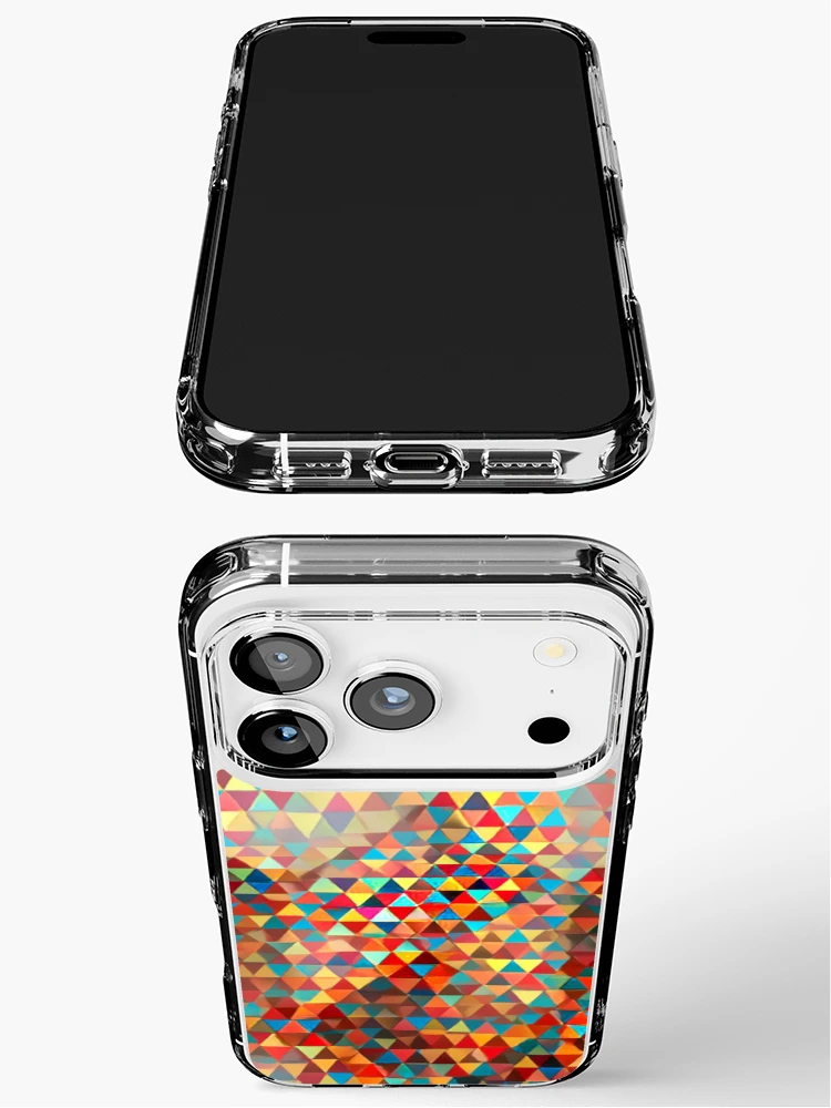 Thumbnail 3 of 5, iPhone Case, Crumpled Pattern designed and sold by AndroidZ.