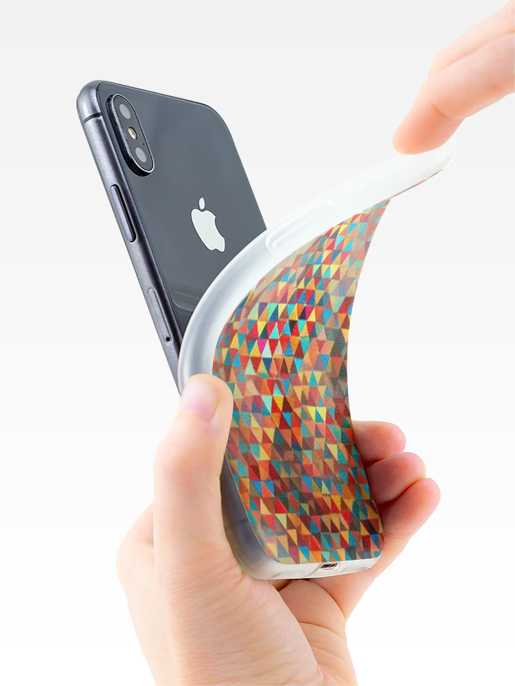 Thumbnail 4 of 5, iPhone Case, Crumpled Pattern designed and sold by AndroidZ.