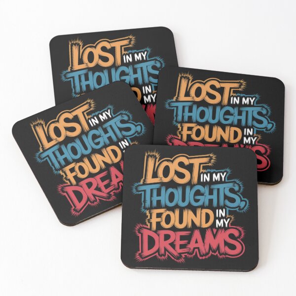 Item preview, Lost in Thoughts, Found in Dreams – Dreamer & Imagination designed and sold by robyclub.