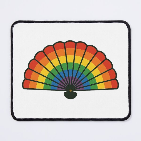 Item preview, Rainbow Hand Fan Design designed and sold by StateofQueer.
