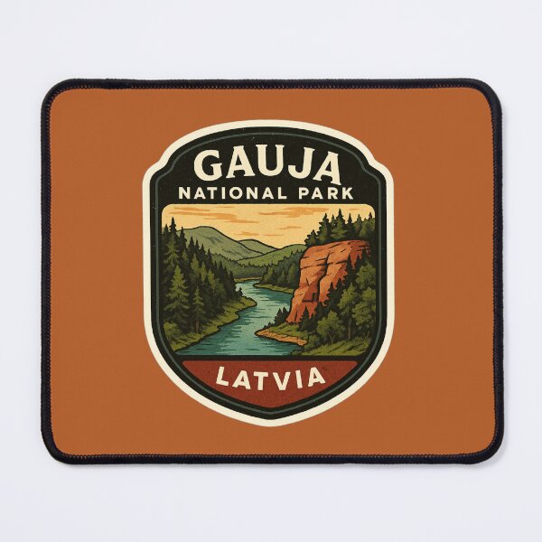 Item preview, Gauja National Park - Latvia Vintage Travel Emblem designed and sold by Planthem.