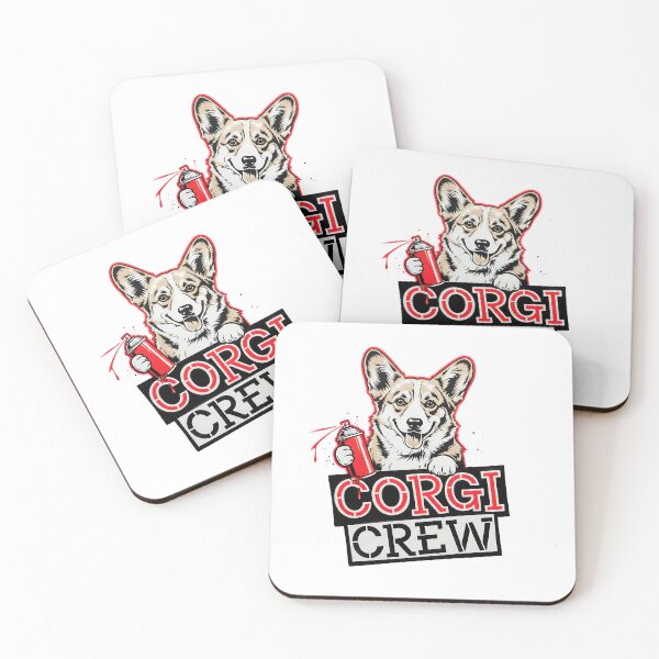 Item preview, Streetstyle Tag Corgi — Urban Graffiti Dog with Spray Can and Bold Tagging Text  designed and sold by zoughlal.