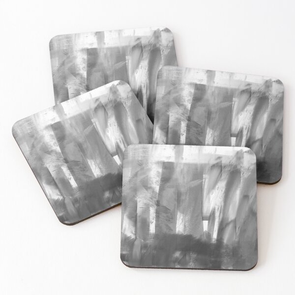 Item preview, Abstract Black and White Painting designed and sold by DEV-ART2004.