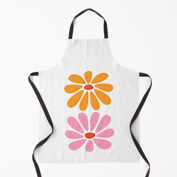 Item preview, Bright Daisy Duo in Orange and Pink designed and sold by ArtfulWeave.