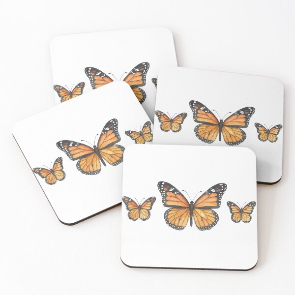 Item preview, Realistic Monarch Butterfly Trio Illustration designed and sold by ArtfulWeave.