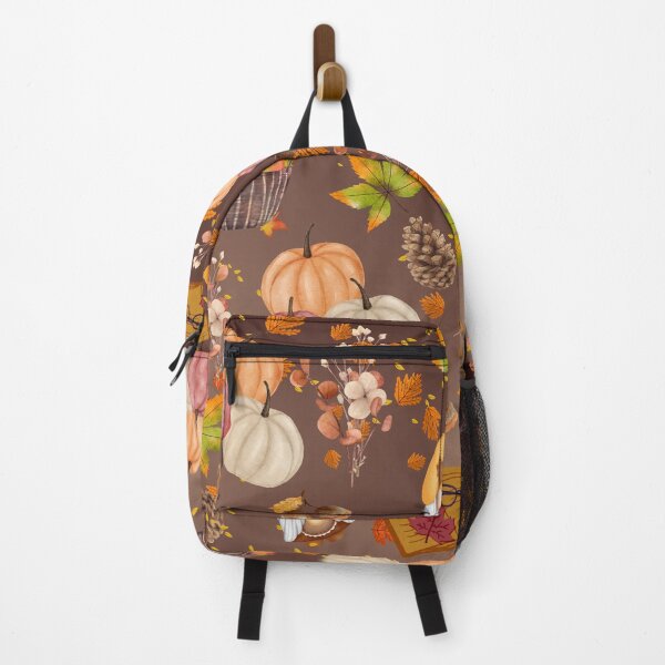 Item preview, Fall pattern of gnomes, pumpkins and apples designed and sold by Tao's Inspired Hands.