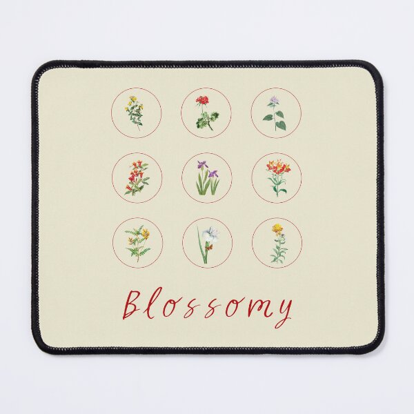 Item preview, Blossomy Red Flowers Vintage Vibes Collage Artwork designed and sold by StarryStarrySky.