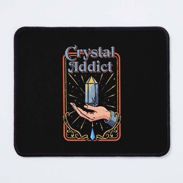 Item preview, Crystal Addict - Retro Witchy Aesthetic Design designed and sold by Vintagenaut Co..