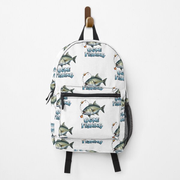 Item preview, Gone Fishing – Bold Bass Design for Anglers designed and sold by SaltyLinesOut.