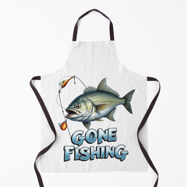 Item preview, Gone Fishing – Bold Bass Design for Anglers designed and sold by SaltyLinesOut.