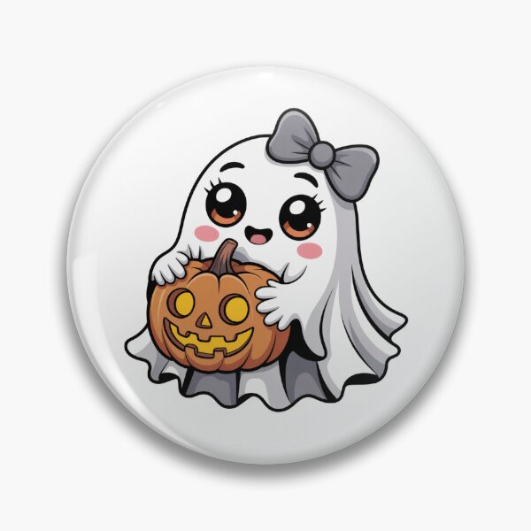 Item preview, Spooky ghost with a pumpkin designed and sold by JonysCreativeDesigns.