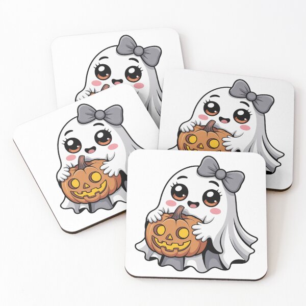 Item preview, Spooky ghost with a pumpkin designed and sold by JonysCreativeDesigns.