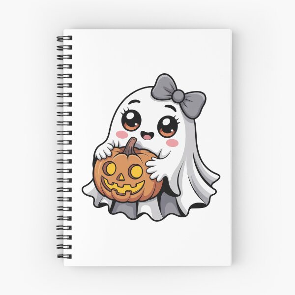 Item preview, Spooky ghost with a pumpkin designed and sold by JonysCreativeDesigns.