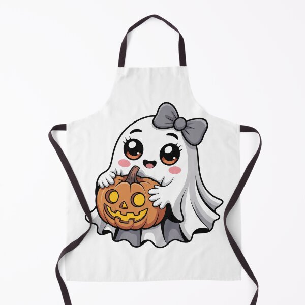 Item preview, Spooky ghost with a pumpkin designed and sold by JonysCreativeDesigns.