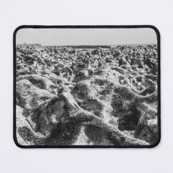 Item preview, black and white photograph of endless corals on a deserted beach designed and sold by felipequeiroz.