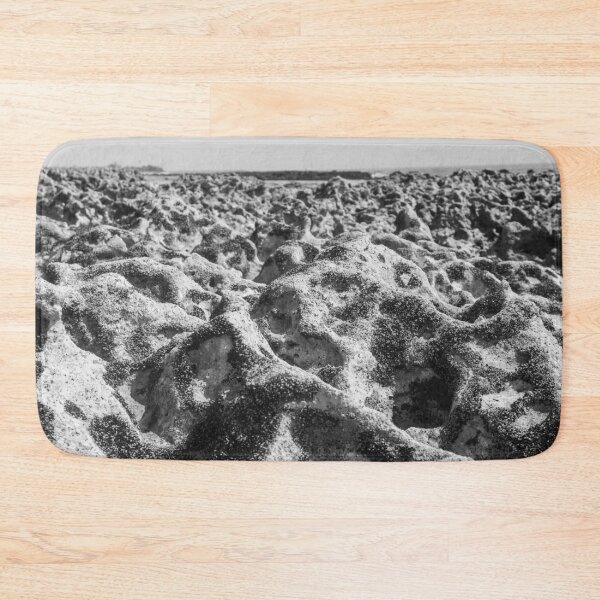 Item preview, black and white photograph of endless corals on a deserted beach designed and sold by felipequeiroz.