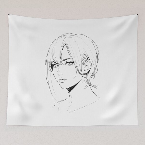 Item preview, Anime Girl designed and sold by ArtCraftLab.
