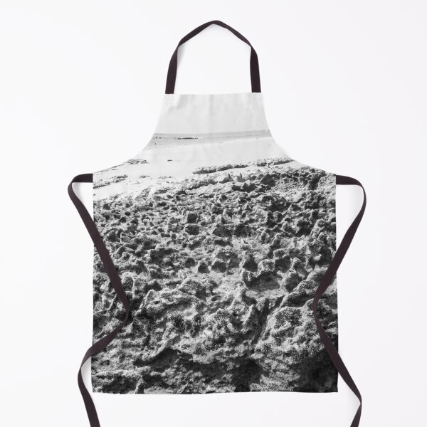 Item preview, black and white photograph of endless corals on a deserted beach 3 designed and sold by felipequeiroz.
