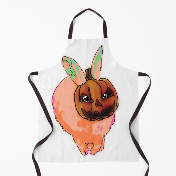 Item preview, Cute Halloween Bunny with Jack-o’-Lantern Hat – animalzinhats designed and sold by Ashley’sAnimalz.