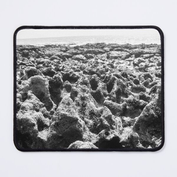 Item preview, black and white photograph of endless corals on a deserted beach 4 designed and sold by felipequeiroz.