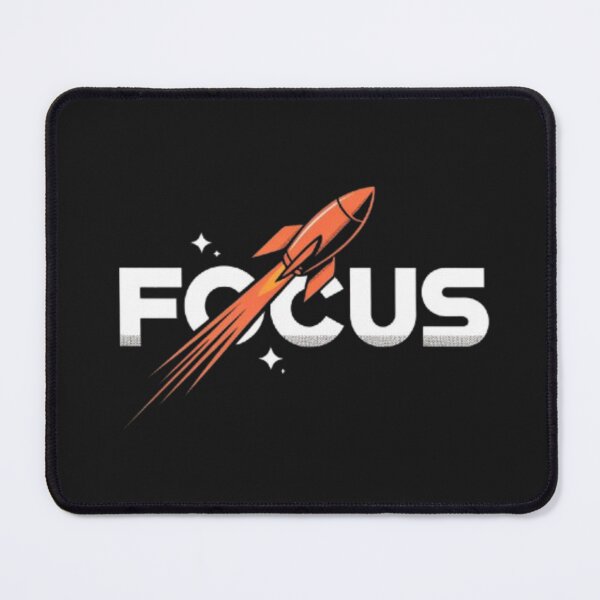 Item preview, “Focus Rocket | Motivational Productivity Space Design | Launch Your Mindset” designed and sold by dortmond.