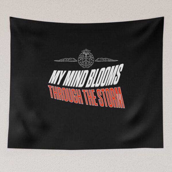 Item preview, My Mind Blooms Through the Storm | NeuroBloom Art designed and sold by Teeshart.
