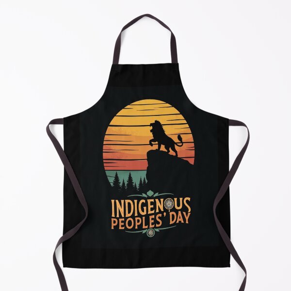 Item preview, Indigenous Peoples Day – Retro Lion Sunset Silhouette designed and sold by HOUCHCREATOR.