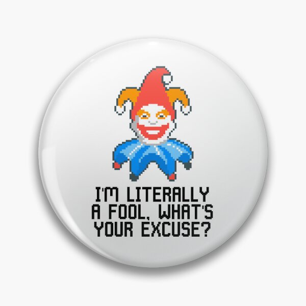 Item preview, Jimbo Balatro - I'm literally a fool, what's your excuse? designed and sold by Gautamaa.