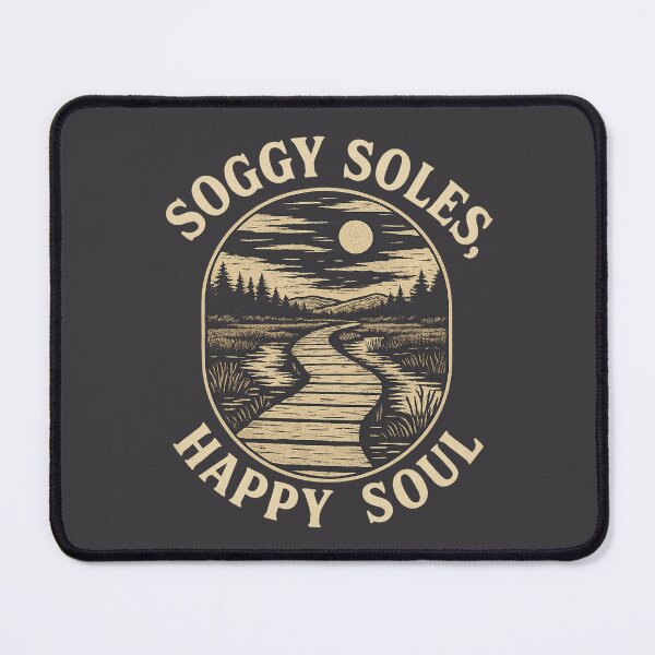 Item preview, Soggy Soles Happy Soul – Funny Bog Hiking Vintage Nature designed and sold by Planthem.