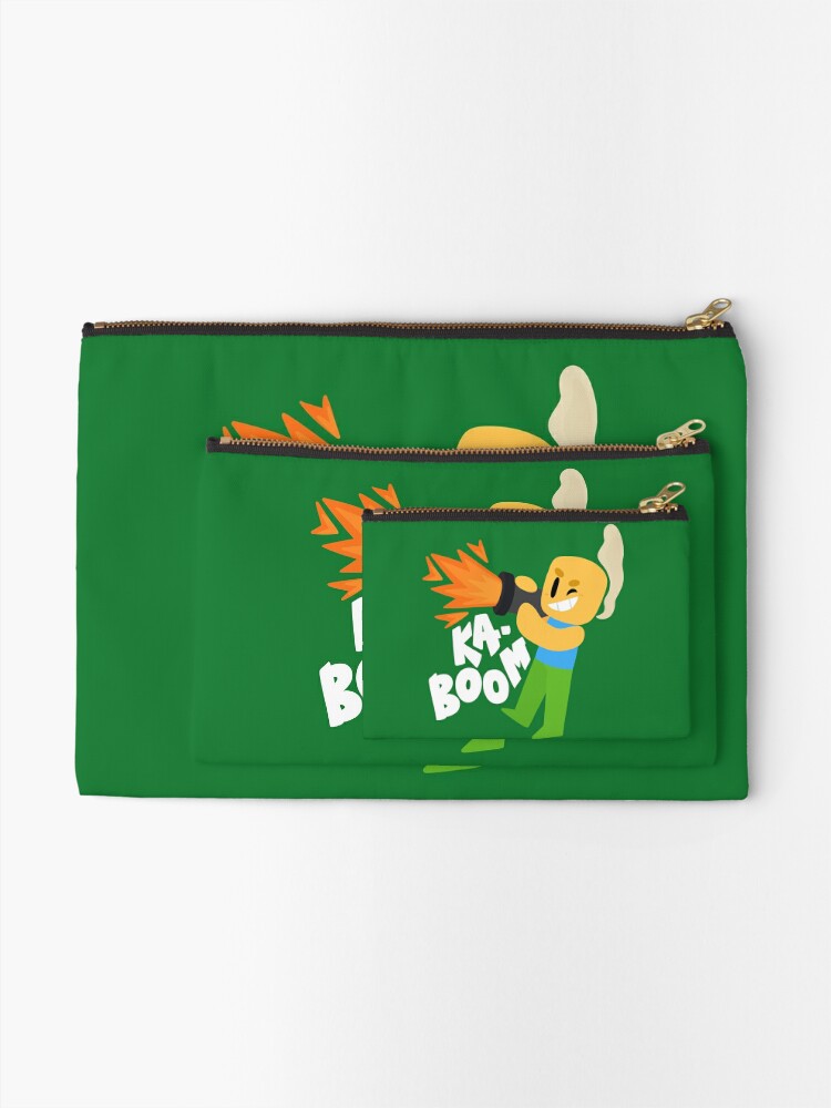 Kaboom Roblox Inspired Animated Blocky Character Noob T Shirt Zipper Pouch By Smoothnoob Redbubble - kaboom roblox inspired animated blocky character noob t shirt ipad case skin by smoothnoob roblox animation roblox roblox memes