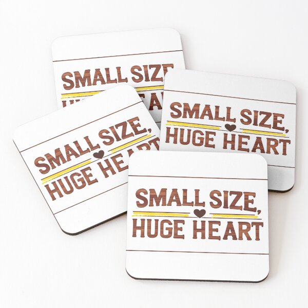 Item preview,  Petite Taille – Grand Cœur | Citation Enfant. Small Size – Big Heart | Cute Kids Quote designed and sold by Drawingshirts.