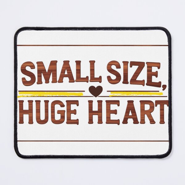 Item preview,  Petite Taille – Grand Cœur | Citation Enfant. Small Size – Big Heart | Cute Kids Quote designed and sold by Drawingshirts.