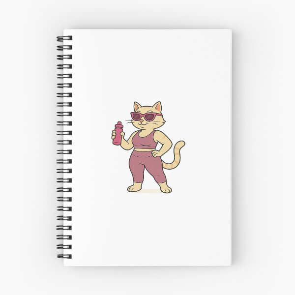 Item preview, Workout Girl Cat designed and sold by LockedUp.