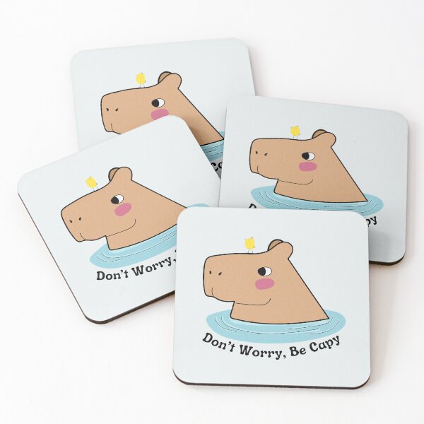 Item preview, Don't Worry, Be Capy designed and sold by Animal-Antics.