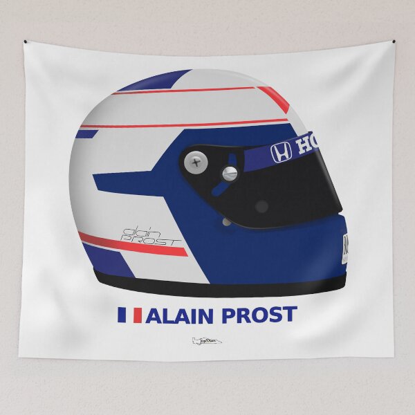 Artikelvorschau, Alain Prost - 1988 Helm entworfen und verkauft von JageOwen.