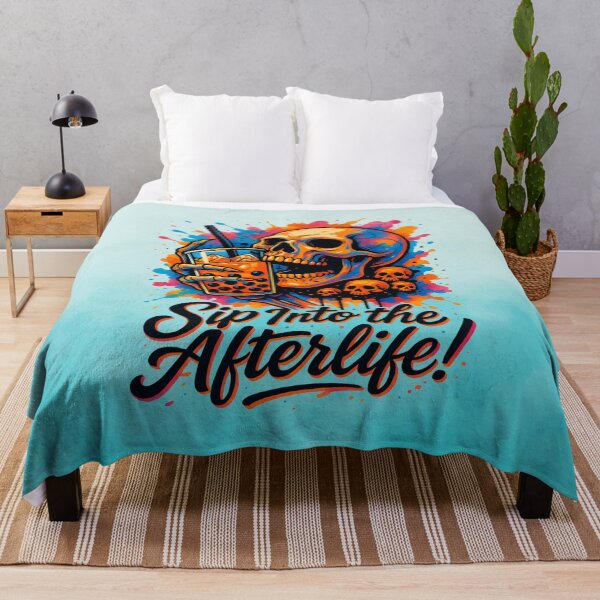Item preview, Sip Into the Afterlife | Crewneck Bones And Botany designed and sold by skkyfaithArtz.