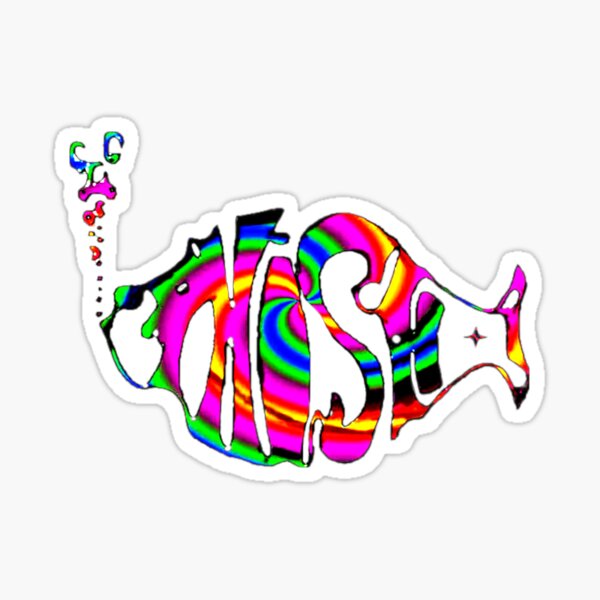 Item preview, Spiral colored Phish Fish designed and sold by TheGratefulHead.