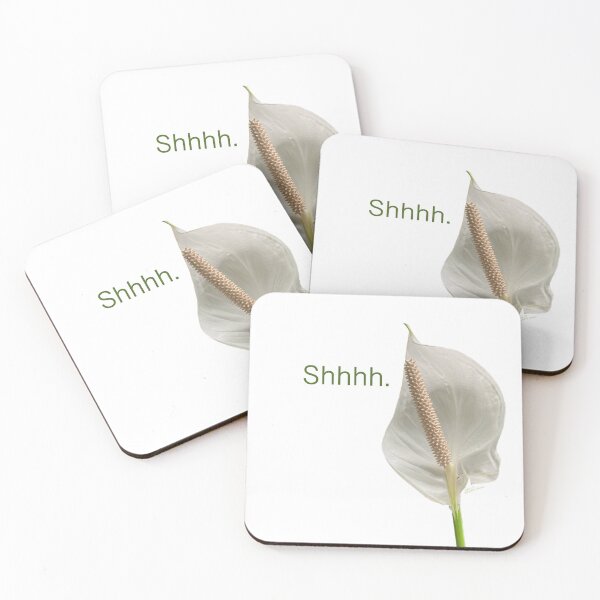 Item preview, Shhhh, peace lily  designed and sold by Josephine Ethereal.