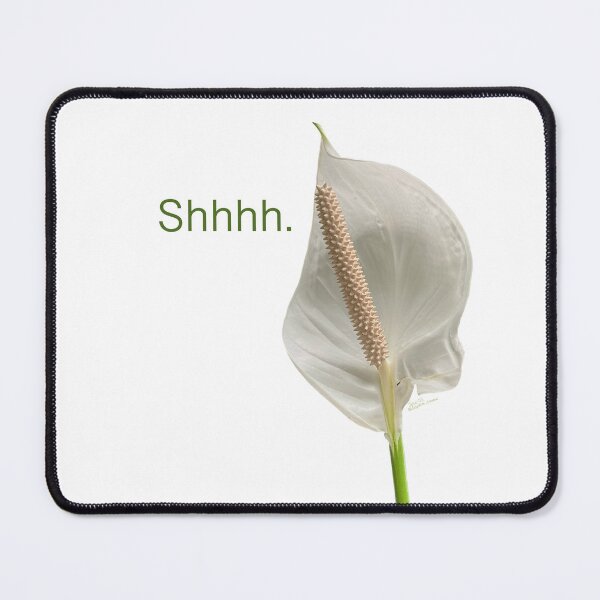 Item preview, Shhhh, peace lily  designed and sold by Josephine Ethereal.