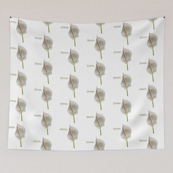 Item preview, Shhhh, peace lily  designed and sold by Josephine Ethereal.