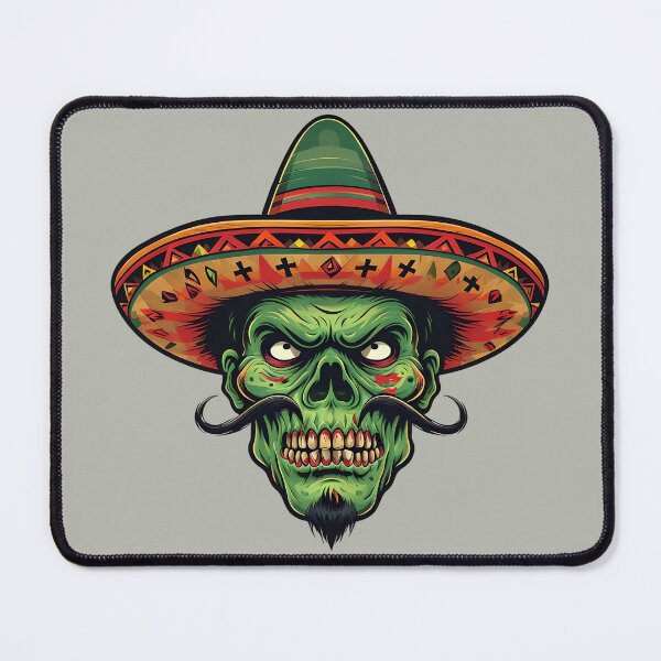 Item preview, Zombie with Sombrero designed and sold by NightTimeJ.