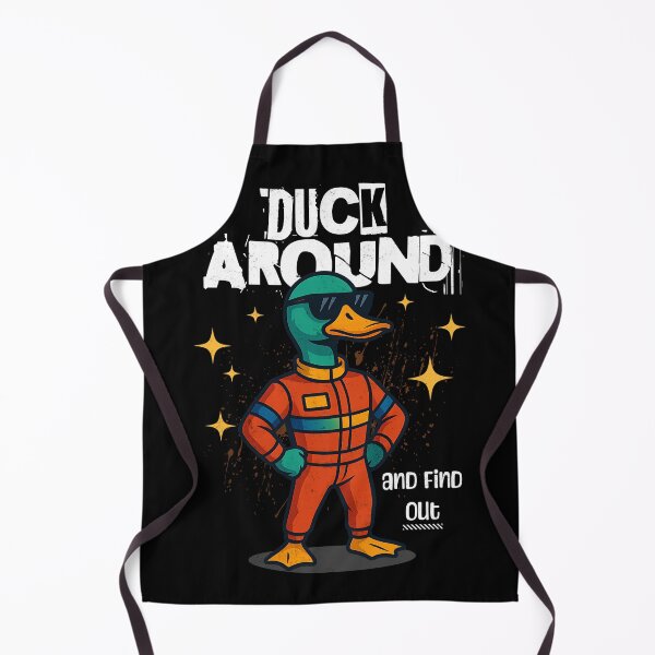 Item preview, Duck Around and Find Out Funny Cool Racing Duck designed and sold by CarantinedChaos.