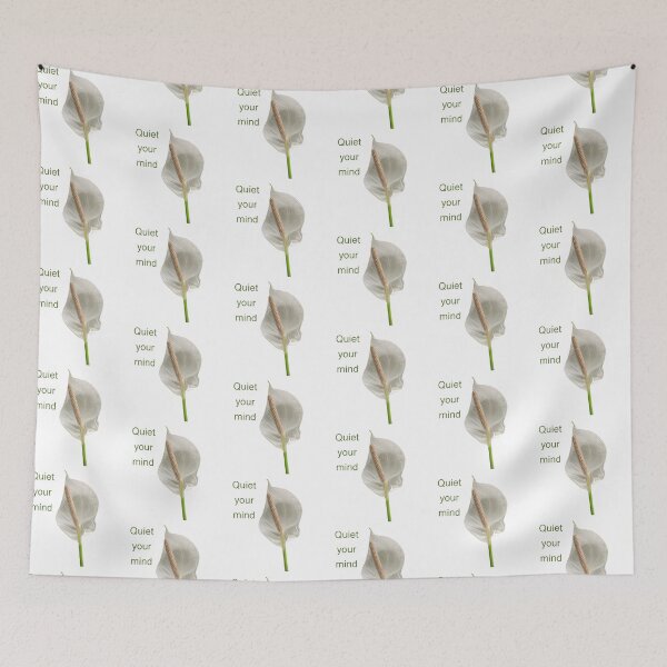 Item preview, Quiet your mind, peace lily  designed and sold by Josephine Ethereal.