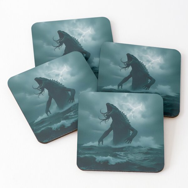 Item preview, Sea Monster Rising from the Ocean Floor. A Flash of Lightning. designed and sold by Extintos.