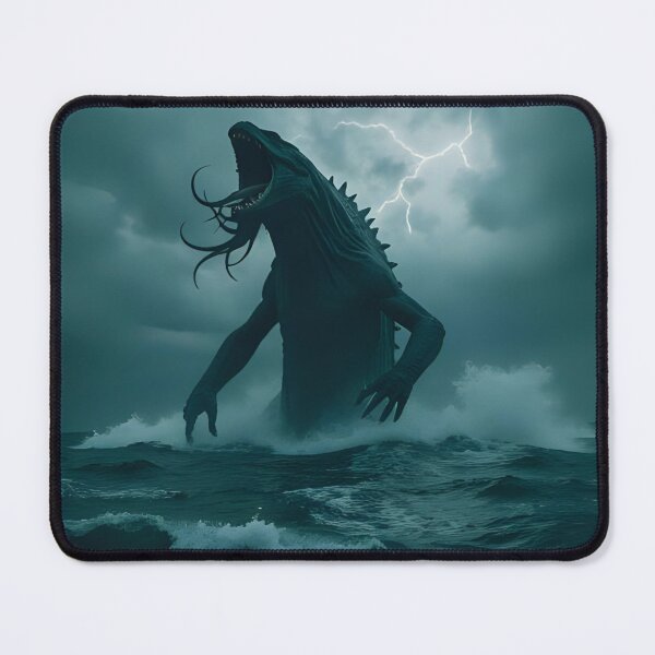 Item preview, Sea Monster Rising from the Ocean Floor. A Flash of Lightning. designed and sold by Extintos.