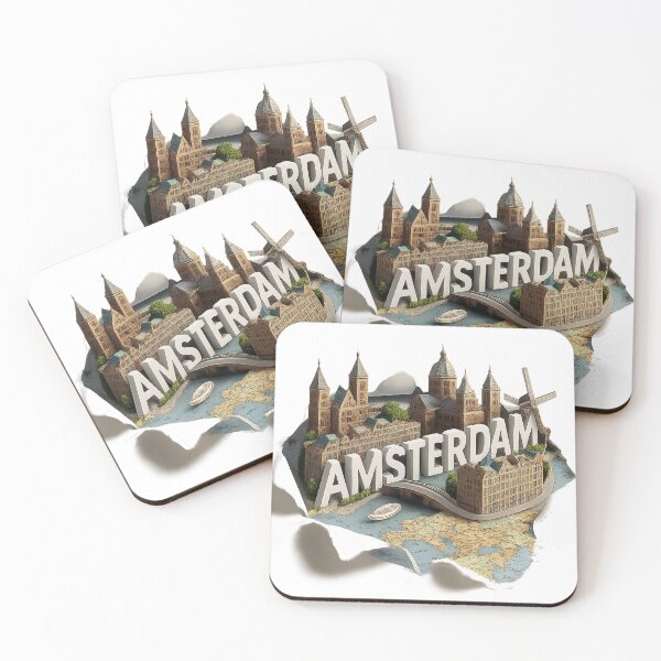 Item preview, Amsterdam map designed and sold by Kogart.
