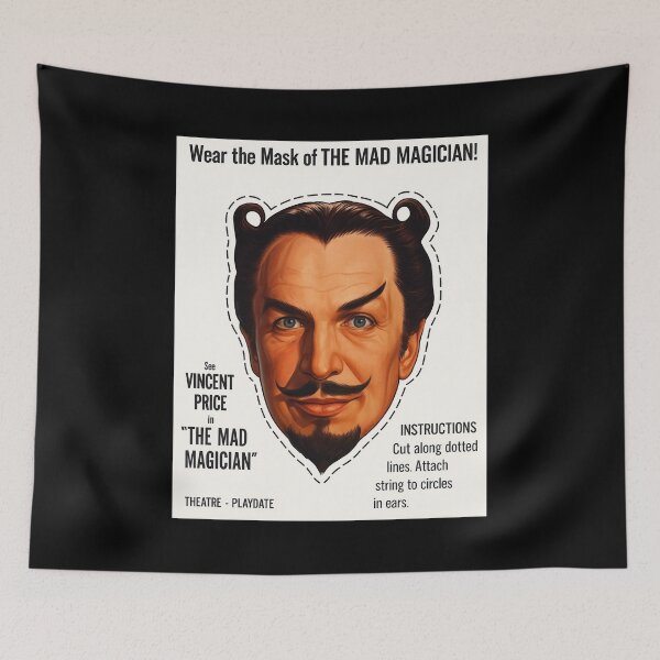 Item preview, The Mad Magician Vincent Price Mask designed and sold by MidnightMovieRB.