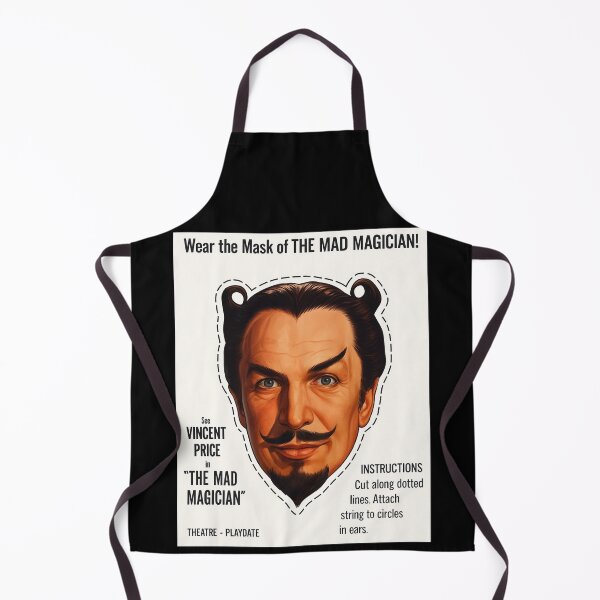 Item preview, The Mad Magician Vincent Price Mask designed and sold by MidnightMovieRB.