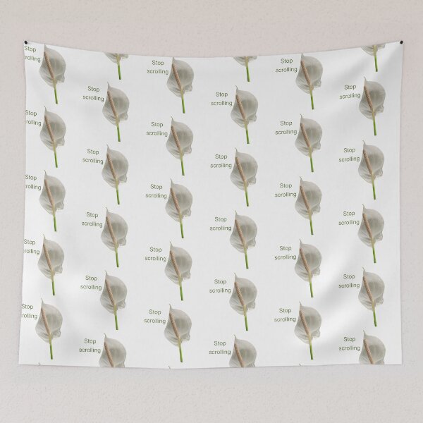 Item preview, Stop scrolling, peace lily  designed and sold by Josephine Ethereal.