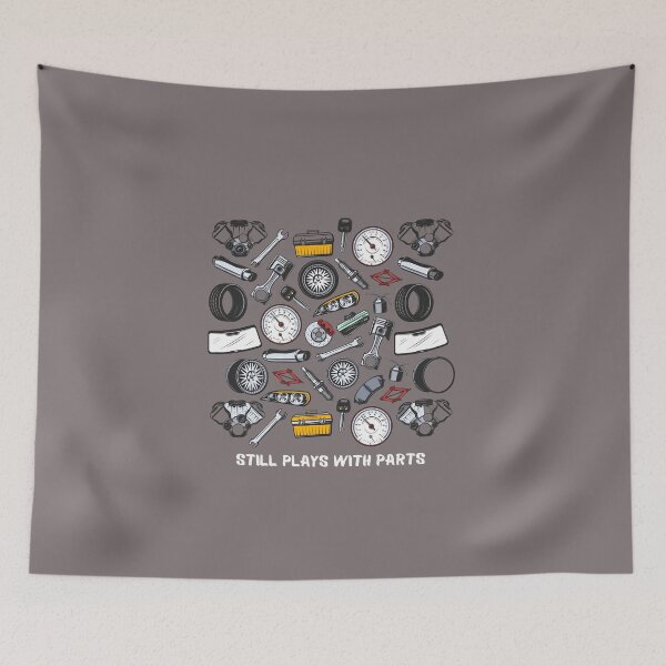Item preview, Still Plays With Parts Cars Trucks Racing Tools Motor designed and sold by CarantinedChaos.